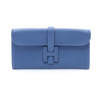 HERMES 愛馬仕 Jige elan 29 手拿包 布萊頓藍色 Swift牛皮 A刻 H048490CA