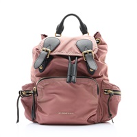 BURBERRY 巴寶莉 Rucksack 後背包 粉色 尼龍 牛皮 4020959