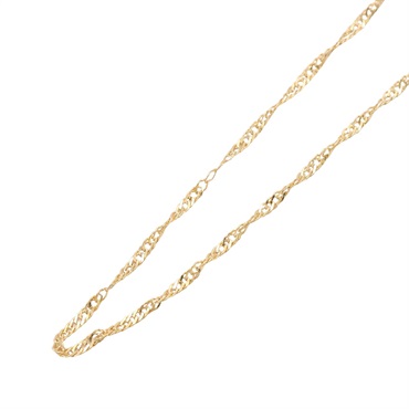 JEWELRY 無品牌珠寶 細麻花 項鍊 14K黃金 585YG 1.05g