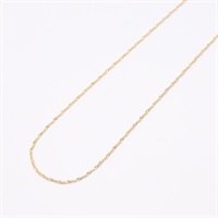 JEWELRY 無品牌珠寶 細麻花 項鍊 14K黃金 585YG 1.1g