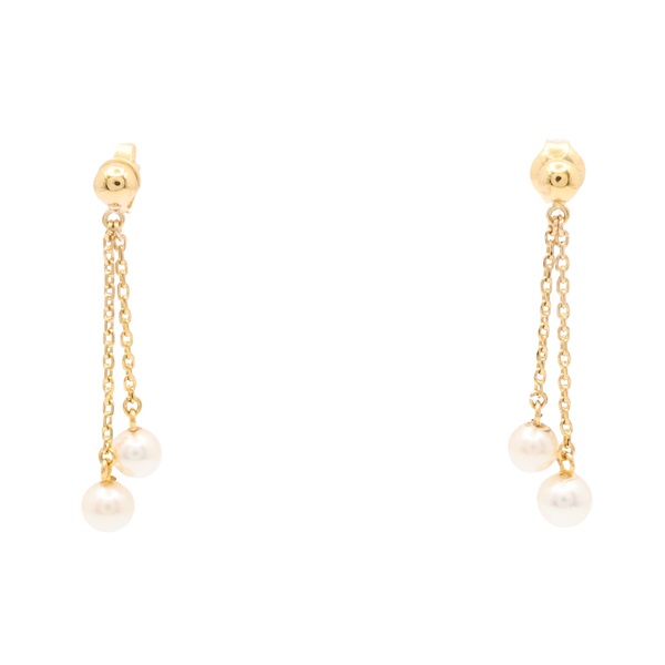 JEWELRY 無品牌珠寶 珍珠 耳環 18K/10K黃金 Pearl 1.65g