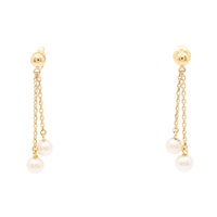 JEWELRY 無品牌珠寶 珍珠 耳環 18K/10K黃金 Pearl 1.65g