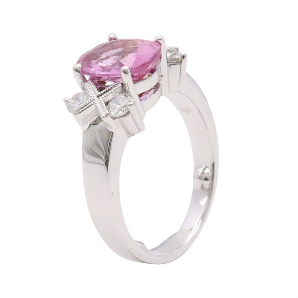 JEWELRY 無品牌珠寶 戒指 粉剛玉 14K白金 Sapphire 5.5g