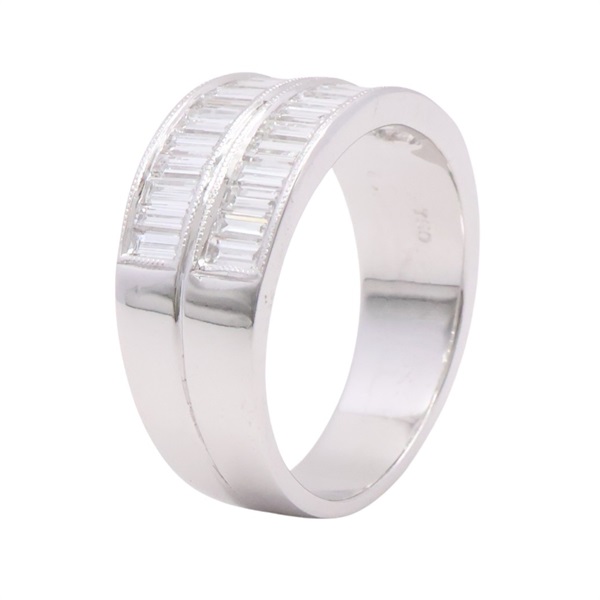 JEWELRY 無品牌珠寶 戒指 #53 方鑽 18K白金