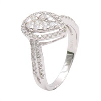 JEWELRY 無品牌珠寶 戒指 鑽石 18K白金 Diamond  3.5g