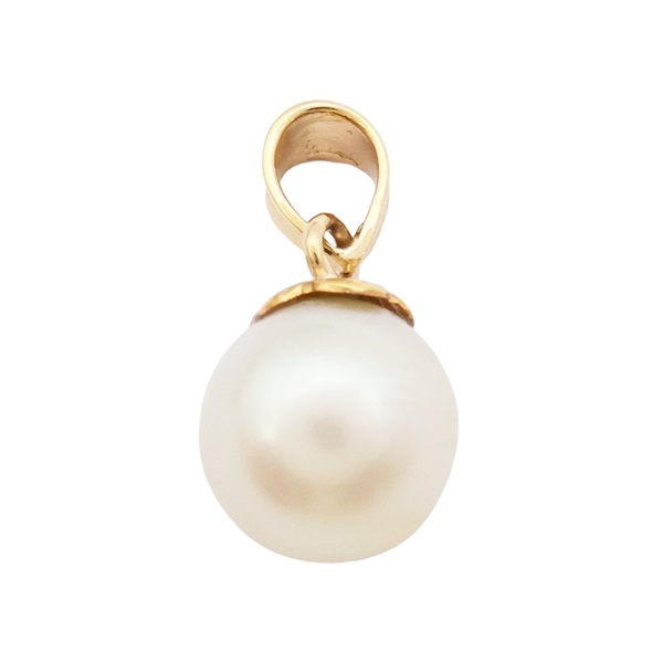 JEWELRY 無品牌珠寶 白珍珠 墜飾 18K黃金