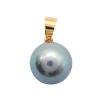 JEWELRY 無品牌珠寶 黑珍珠 墜飾 14K黃金 Pearl  1.2g