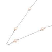 JEWELRY 無品牌珠寶 項鏈 14K白金 珍珠 Pearl  5.15g