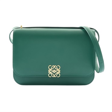 LOEWE 羅威 Goya肩背包 綠色 牛皮 A896N01X03