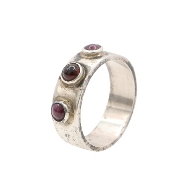 JEWELRY 無品牌珠寶 戒指 925純銀 石榴石 Garnet 4.7g
