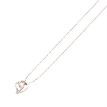 JEWELRY 無品牌珠寶 愛心 項鍊 14/18K白金 鑽石 Diamond 3.4g