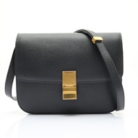 CELINE 賽琳 Classic Box 肩背包 黑色 牛皮 164173XLA