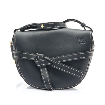 LOEWE 羅威 Gate 肩背包 深藍色 牛皮 321.12.T20