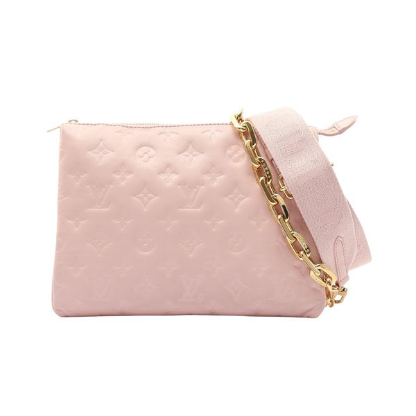 LOUIS VUITTON LV 路易威登 Coussin PM 兩用包 粉色 羊皮 M59276