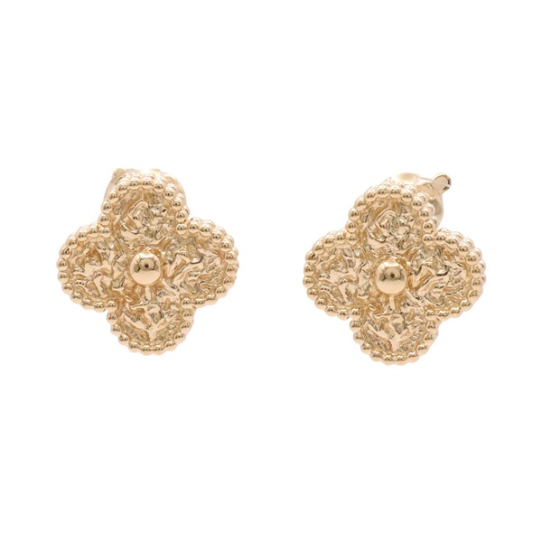 Van Cleef & Arpels 梵克雅寶 Vintage Alhambra 針式耳環 18K黃金 VCARO1IH00