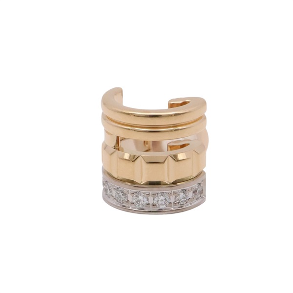 Boucheron 寶詩龍 Quatre Radiant Edition 夾式耳環 18K黃金 鑽石 JCO01373
