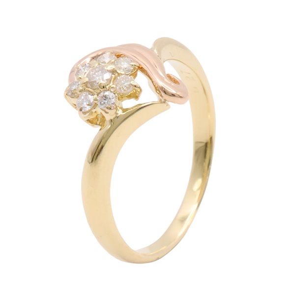 JEWELRY 無品牌珠寶 戒指 鑽石 18K黃金/玫瑰金 Diamond  4.15g