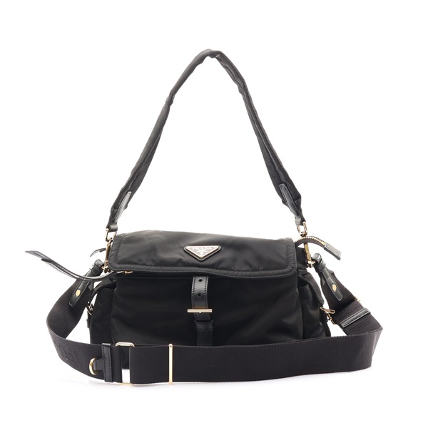 PRADA 普拉達 Explore Medium 兩用包 黑色 尼龍 1BD394