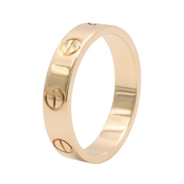 Cartier 卡地亞 Love Small 戒指 #48 18K黃金 B4085000