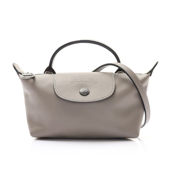 Longchamp 瓏驤 Le Pliage Xtra XS 兩用包 灰色 牛皮 34205987P55