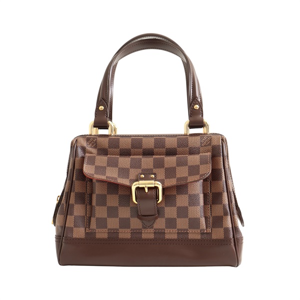LOUIS VUITTON LV 路易威登 手提包 棕色 棋盤格帆布 N51201