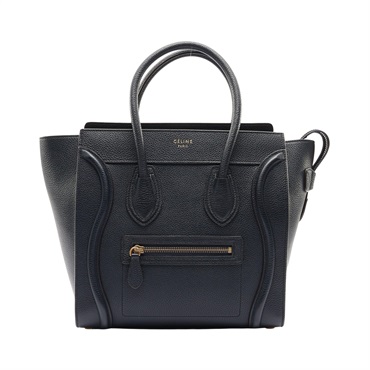 CELINE 賽琳 Micro Luggage 手提包 藍色 牛皮 167793DRU.38NO
