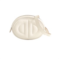 HERMES 愛馬仕 In-the-Loop Belt 胸包 奶昔白 Swift 牛皮 B刻 銀扣 H080211CK