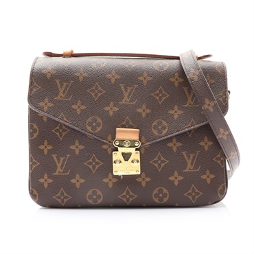 LOUIS VUITTON LV 路易威登 Pochette Metis 兩用包 棕色 原花帆布 M44875