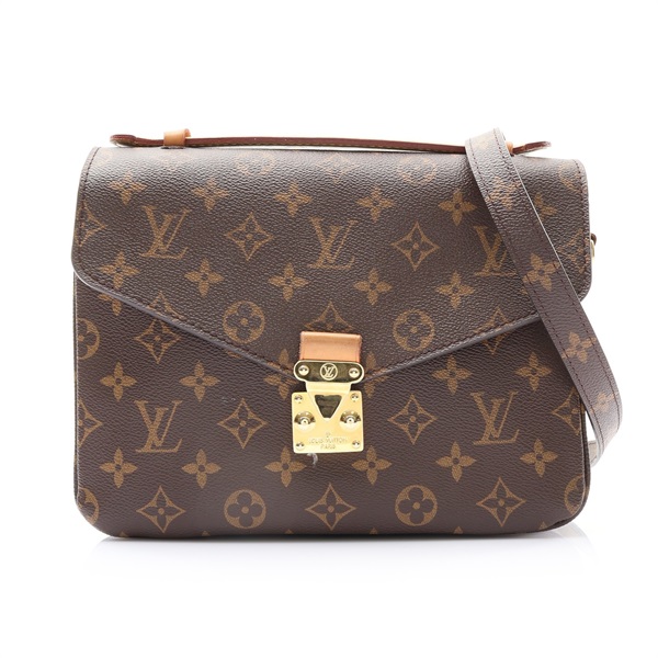 LOUIS VUITTON LV 路易威登 Pochette Metis 兩用包 棕色 原花帆布 M44875