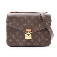 LOUIS VUITTON LV 路易威登 Pochette Metis 兩用包 棕色 原花帆布 M44875