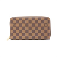 LOUIS VUITTON LV 路易威登 Zippy Organizer 拉鍊長夾 棕色 棋盤格帆布 N60003