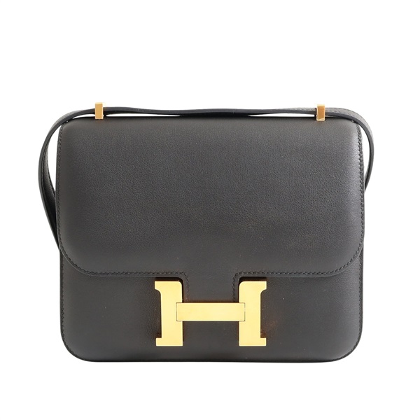 Hermes 愛馬仕 Constance18 黑色 Swift牛皮 金釦 A刻