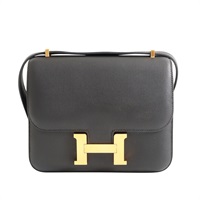 Hermes 愛馬仕 Constance18 黑色 Swift牛皮 金釦 A刻