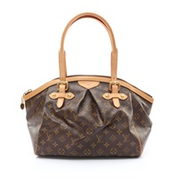 LOUIS VUITTON LV 路易威登 Tivoli GM 肩背包 棕色 原花帆布 M40144