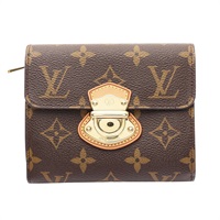 LOUIS VUITTON LV 路易威登 Joey 三折中夾 棕色 原花帆布 M60211