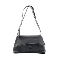 BALENCIAGA 巴黎世家 Downtown Small 肩背包 黑色 牛皮 671353 1000