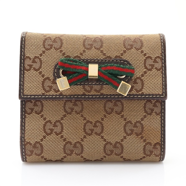 LOUIS VUITTON LV 路易威登 Princy Compact 三折長夾 棕色 帆布 167467