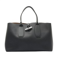 Longchamp 瓏驤 Roseau L 手提包 黑色 牛皮 10059HPN001