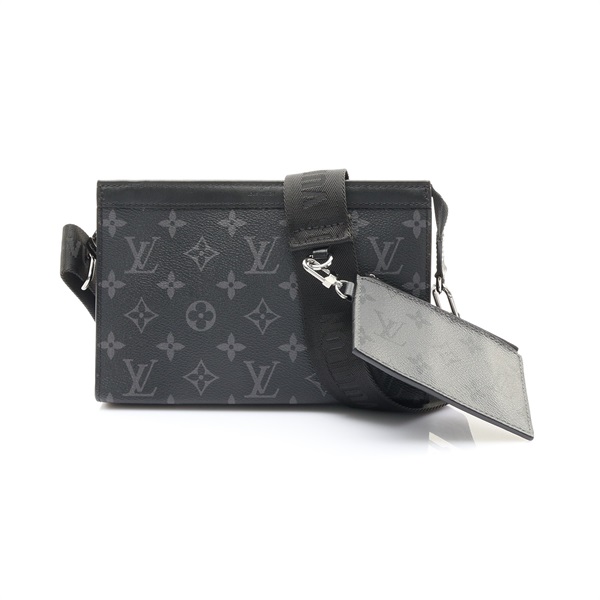 LOUIS VUITTON LV 路易威登 Gaston Wearable 肩背包 黑色 原花帆布 M81124