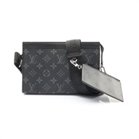 LOUIS VUITTON LV 路易威登 Gaston Wearable 肩背包 黑色 原花帆布 M81124