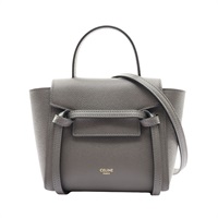 CELINE 賽琳 Pico Belt 兩用包 灰色 牛皮 194263ZVA