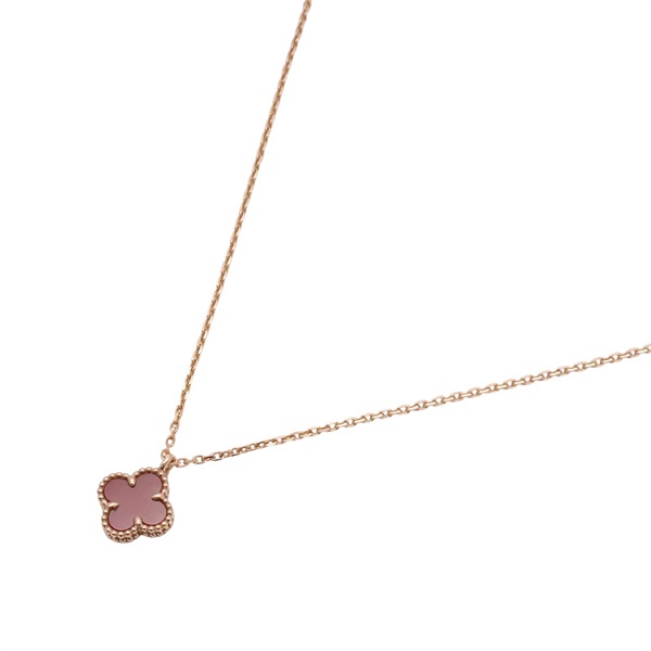 Van Cleef & Arpels 梵克雅寶 Sweet Alhambra 項鏈 紅玉髓 18K玫瑰金 VCARN59M00