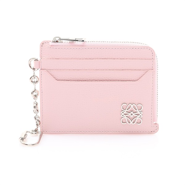 LOEWE 羅威 Anagram 卡包 名片夾 粉色 牛皮 C821SQLX03