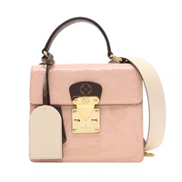 LOUIS VUITTON LV 路易威登 Spring Street PM 肩背包 粉色 漆皮 Epi 水波紋牛皮 M90468