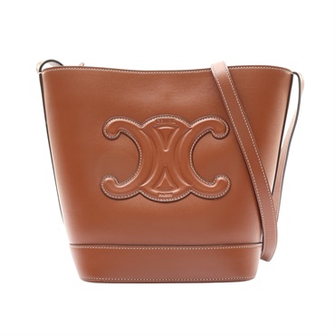 CELINE 賽琳 Cuir Triomphe 肩背包 棕色 牛皮 198243DU3