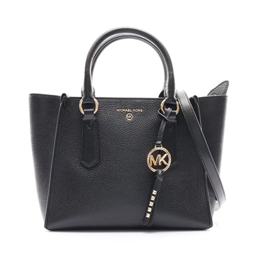 MICHAEL KORS	麥可寇斯 Medium Kris 兩用包 黑色 牛皮 38F1G2KS6L