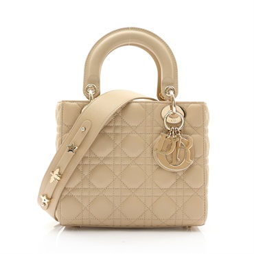 Dior 迪奧 Lady Dior My ABCDior 兩用包 淺褐色 羊皮 M05380CEA