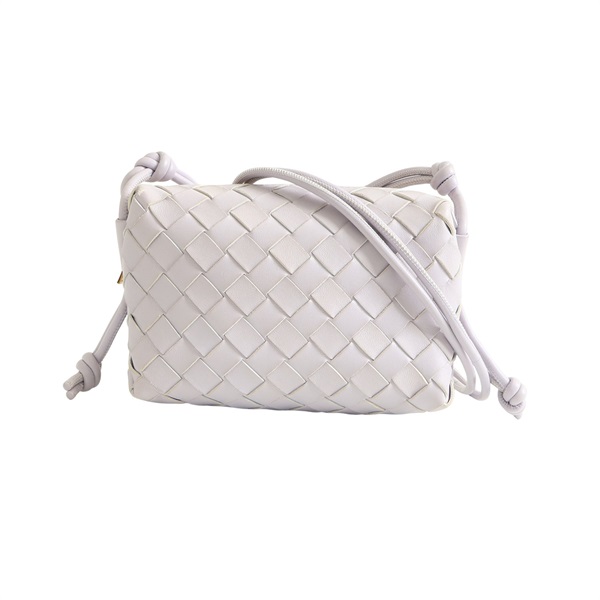 BOTTEGA VENETA BV 寶緹嘉 Mini Loop 肩背包 紫色 編織羊皮 680254