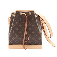 LOUIS VUITTON LV 路易威登 Noe BB 肩背包 棕色 原花帆布 M46983
