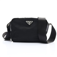 PRADA 普拉達 Triangle Logo 肩背包 黑色 尼龍 BT0658